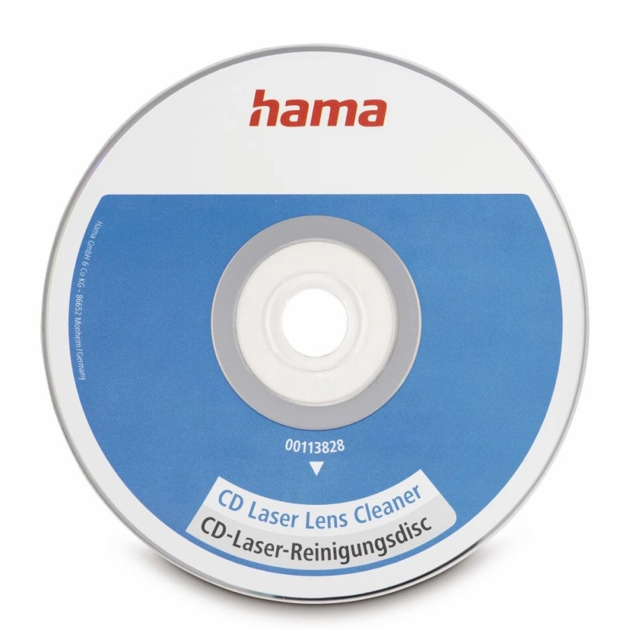 TV & Heimkino-Zubehör Hama | Cd-Laser-Reinigungsdisk, Mit Reinigungsflussigkeit, Einzeln Verpackt