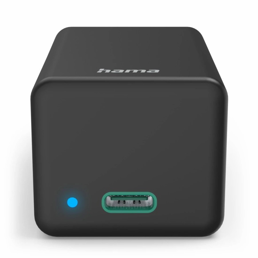 Handy & Mobile-Zubehör Hama | Schnellladegerat, Usb-C, Pd/Qualcomm®/Gan, Mini-Ladegerat, 45 W, Schwarz