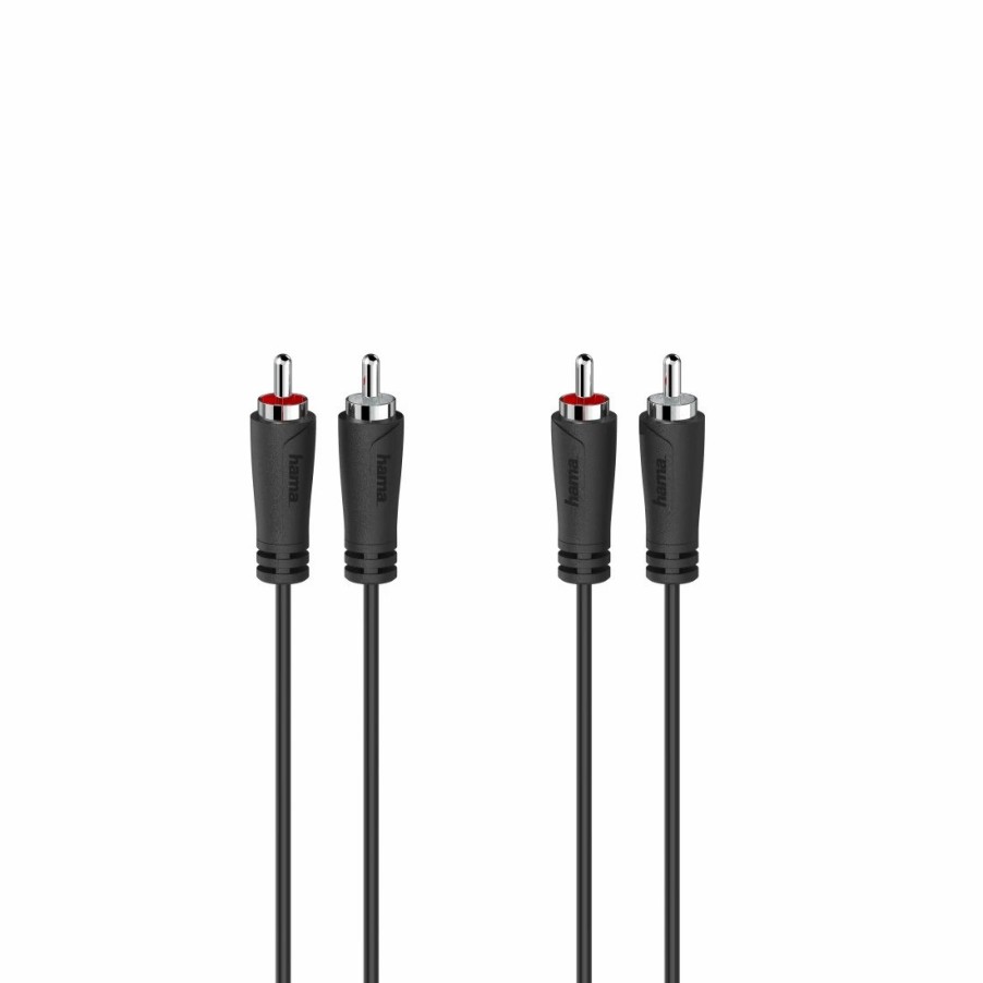 TV & Heimkino-Zubehör Hama TV-Audiokabel & -adapter | Audio-Kabel, 2 Cinch-Stecker - 2 Cinch-Stecker, 3,0 M