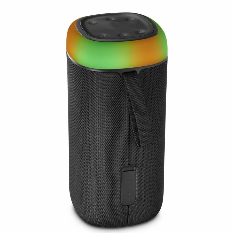 Audio & HiFi-Produkte Hama Bluetooth-Lautsprecher | Bluetooth®-Lautsprecher Shine 2.0, Led, Spritzwassergeschutzt, 30W, Schw.