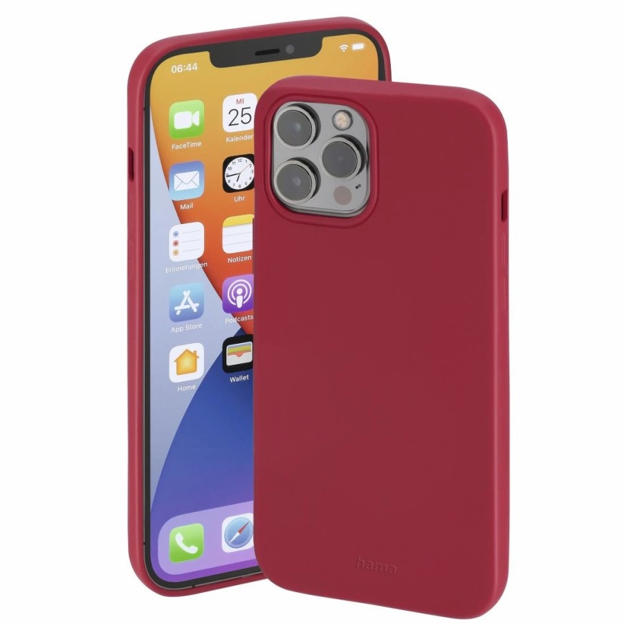 Handy & Mobile-Zubehör Hama | Cover Finest Feel Fur Apple Iphone 12 Pro Max, Rot