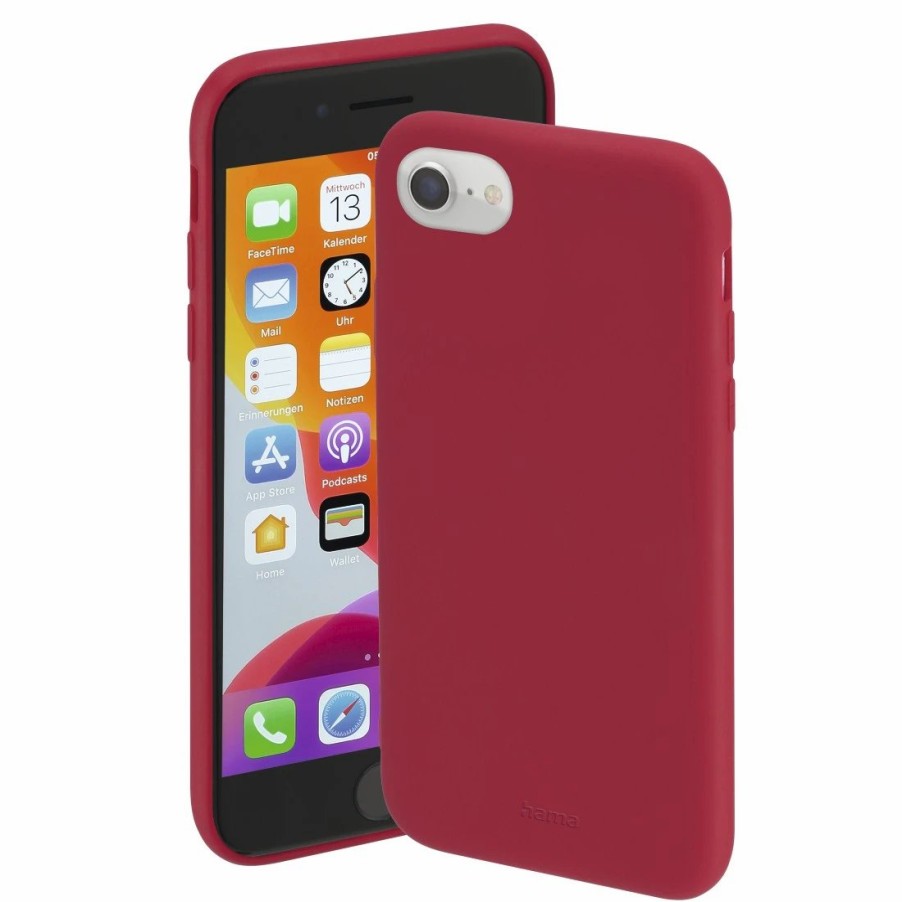 Handy & Mobile-Zubehör Hama | Cover Finest Feel Fur Apple Iphone 6/6S/7/8/Se 2020/Se 2022, Rot