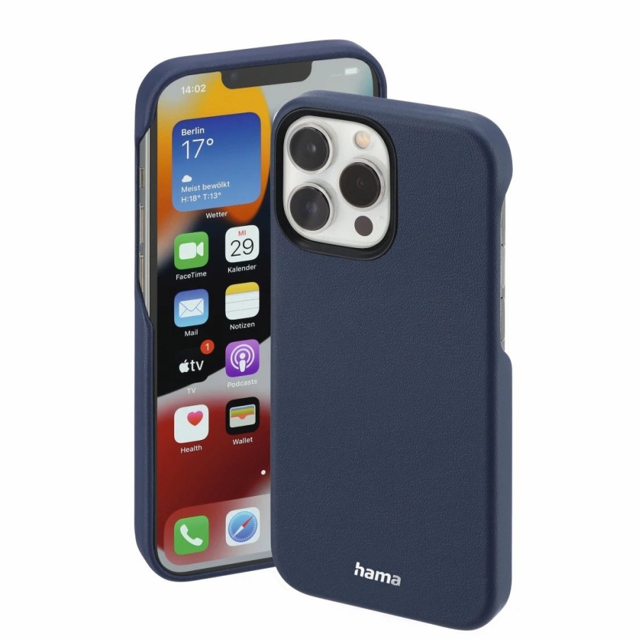 Handy & Mobile-Zubehör Hama | Cover Magcase Finest Sense Fur Apple Iphone 13 Pro Max, Blau