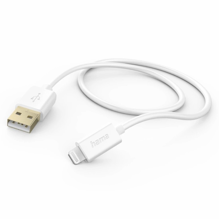 Handy & Mobile-Zubehör Hama | Ladekabel, Usb-A - Lightning, 1,5 M, Weis