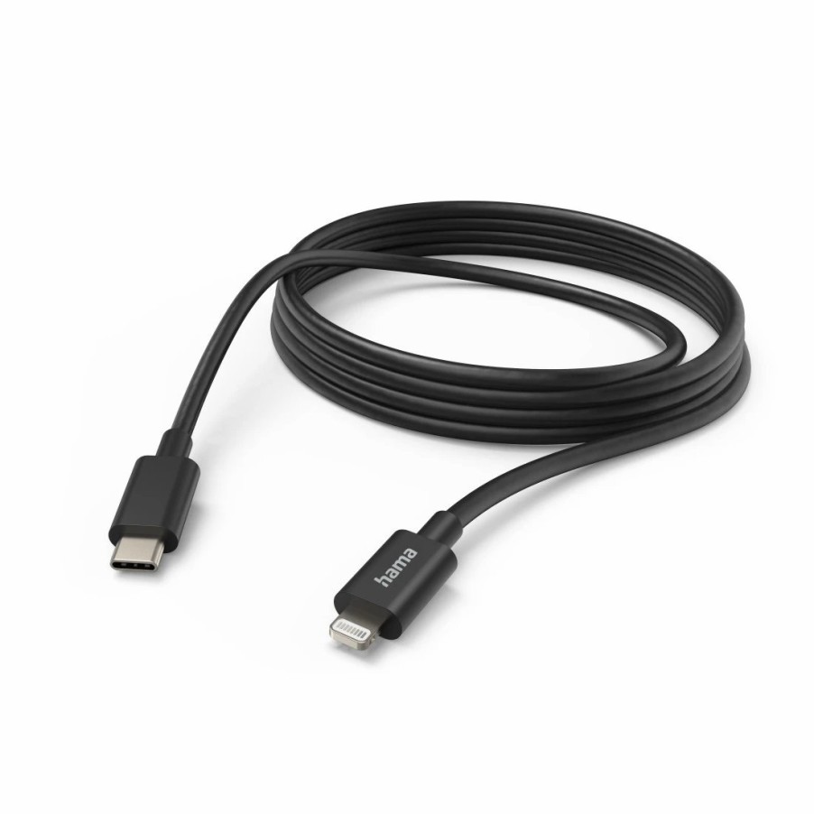 Handy & Mobile-Zubehör Hama | Ladekabel, Usb-C - Lightning, 3 M, Schwarz