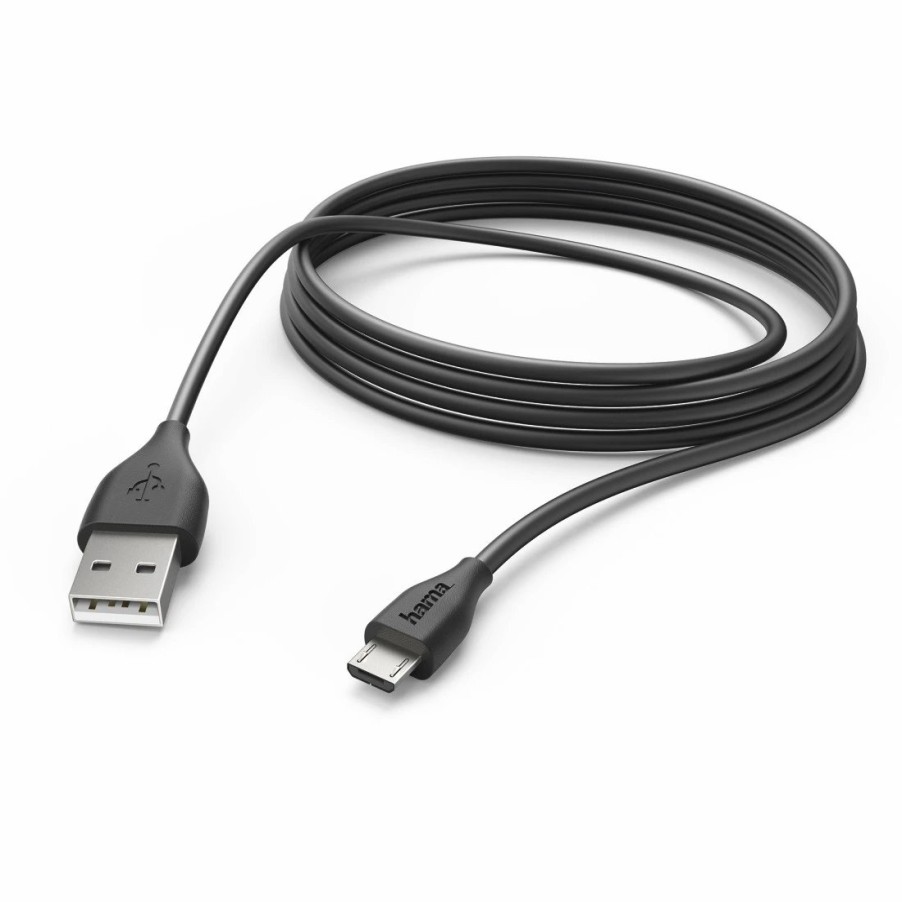 Handy & Mobile-Zubehör Hama | Lade-/Datenkabel, Micro-Usb, 3 M, Schwarz