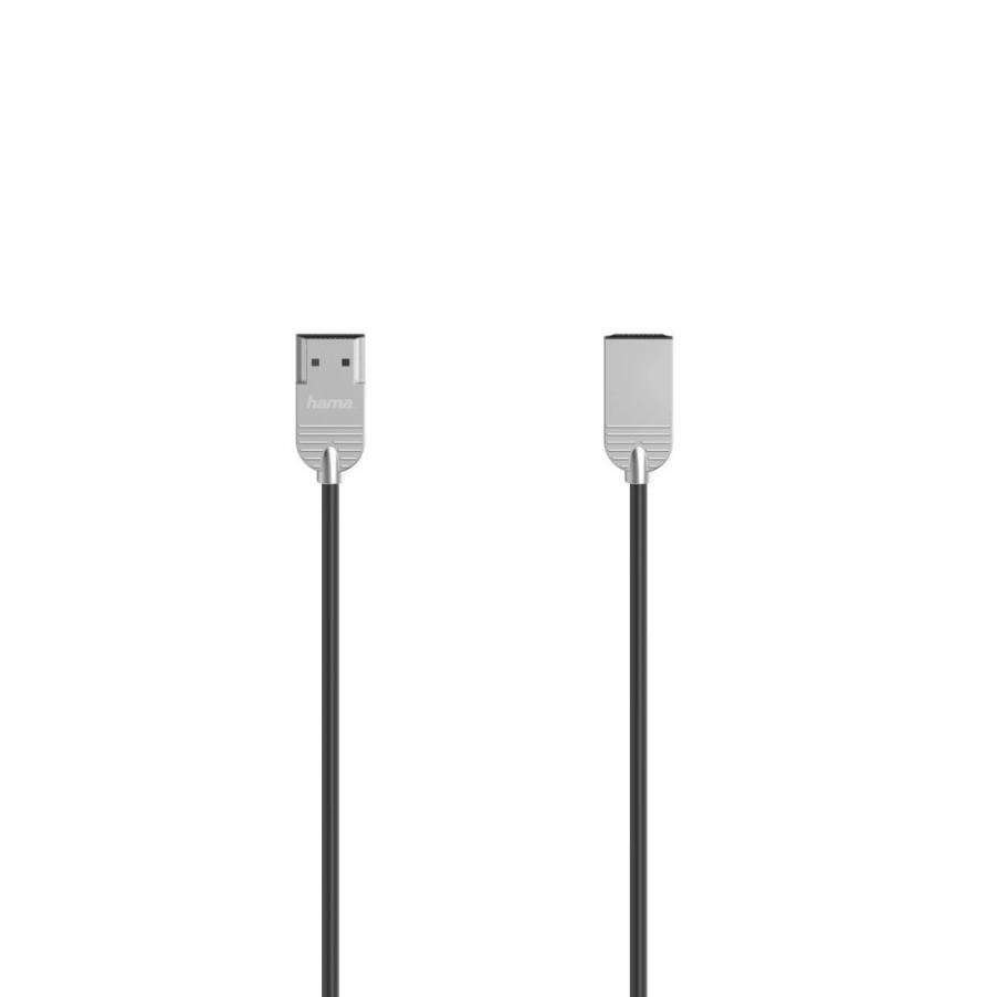 TV & Heimkino-Zubehör Hama HDMI-Kabel für TVs | High Speed Hdmi™-Kabel Ultra-Slim, 4K, Stecker - Stecker, Ethernet, 2,0 M