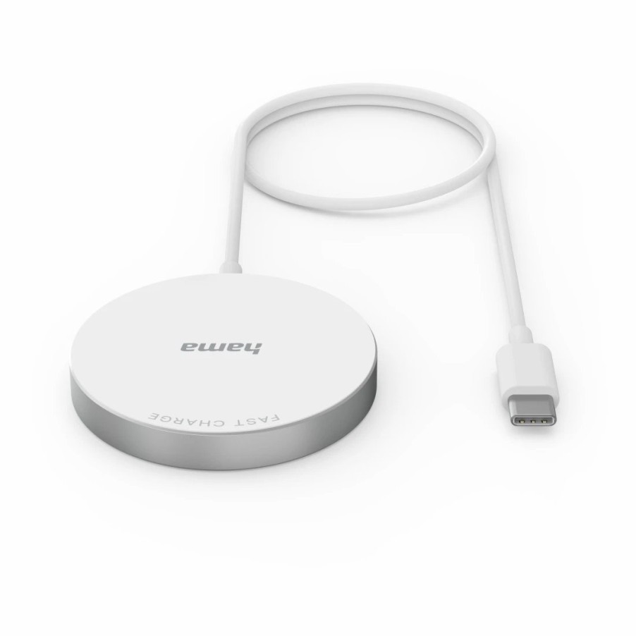 Handy & Mobile-Zubehör Hama | Wireless Charger Magcharge Fc15, 15 W, Kabellos Fur Apple Iphone, Weis