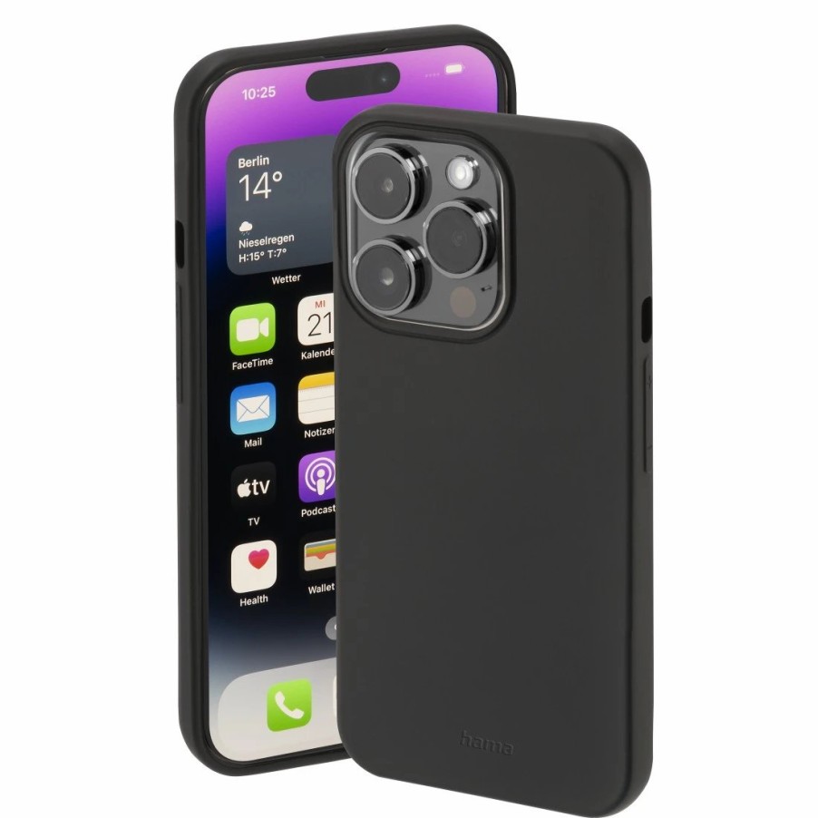 Handy & Mobile-Zubehör Hama | Cover Finest Feel Fur Apple Iphone 14 Pro, Schwarz