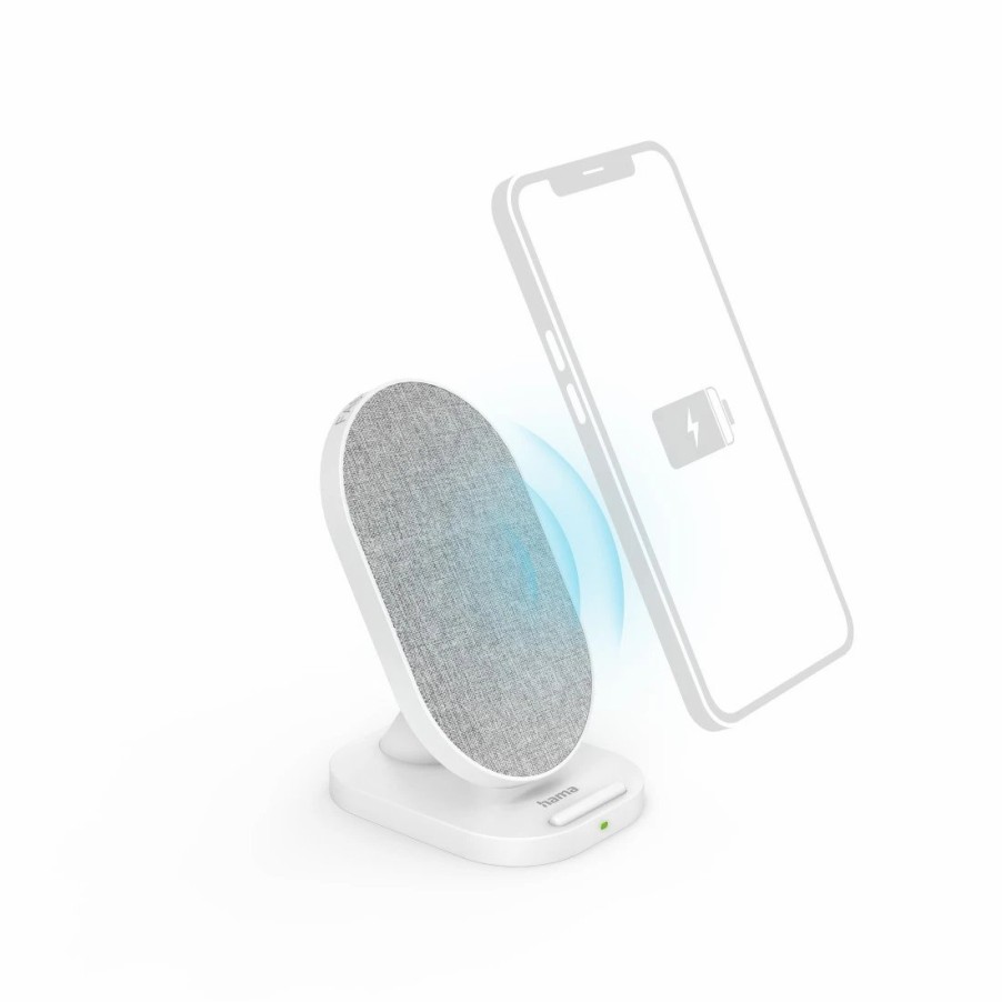 Handy & Mobile-Zubehör Hama | Wireless Charger Qi-Fc10S-Fab, 10 W, Kabellose Smartphone-Ladestation, Ws