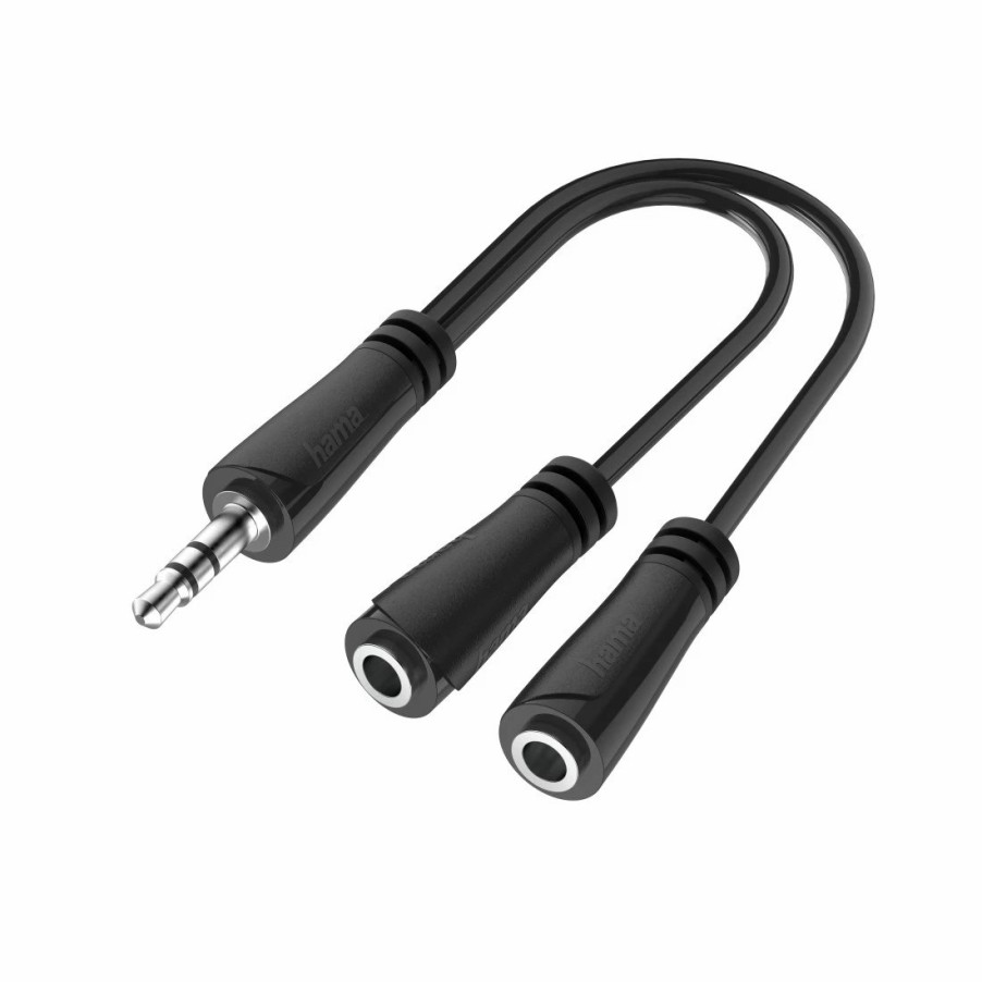 PC- & Laptop-Zubehör Hama PC-Audio-Kabel & -Adapter | Audio-Splitter, 3,5-Mm-Klinke-Stecker - 2X 3,5Mm-Klinke-Buchse, Stereo