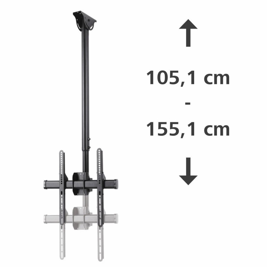 TV & Heimkino-Zubehör Hama Deckenhalterungen für TVs | Tv-Deckenhalterung, Schwenkbar, Neigbar, 165 Cm (65) Bis 50 Kg