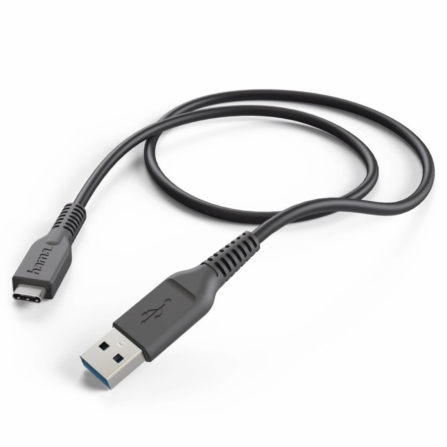 Handy & Mobile-Zubehör Hama | Lade-/Datenkabel, Usb Type-C - Usb-3.1-A-Stecker, 1 M, Schwarz