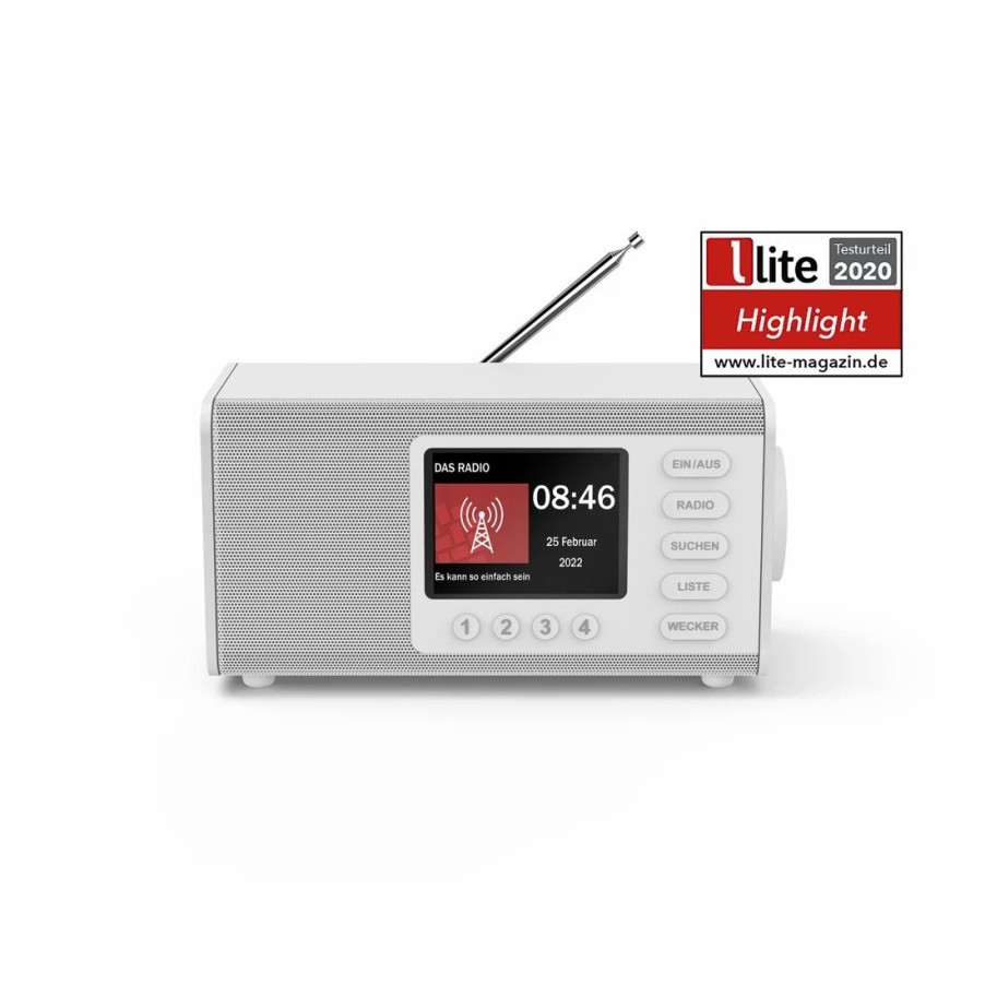 Audio & HiFi-Produkte Hama DAB-Radios | Digitalradio Dr1000De, Fm/Dab/Dab+, Radiowecker, Weis