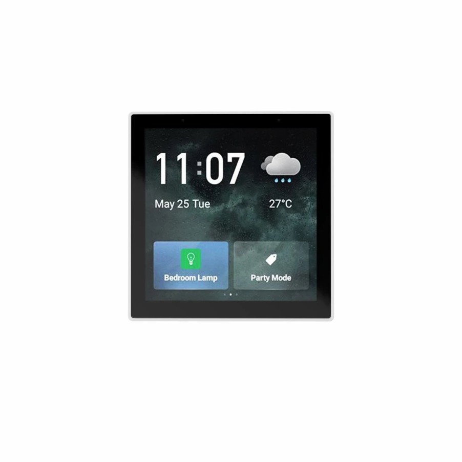 Smart-Home-Sicherheit Hama Heizung | Smart-Home-Zentrale, Wanddisplay Touchscreen 4", Zur Smart-Home-Steuerung