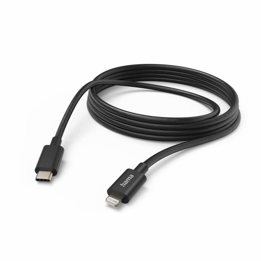 Handy & Mobile-Zubehör Hama | Lade-/Datenkabel, Usb-C - Lightning, 3 M, Schwarz