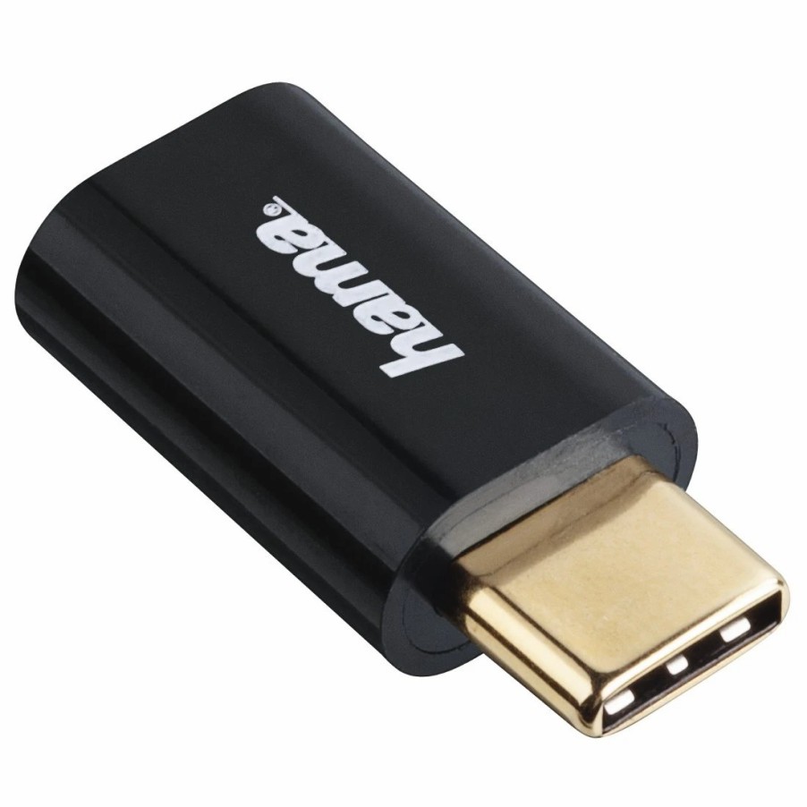 Handy & Mobile-Zubehör Hama | Adapter Micro-Usb Auf Usb Type-C-Stecker, Schwarz