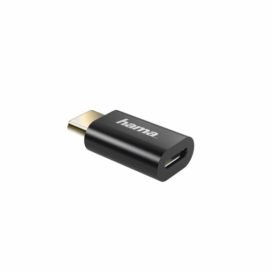 Handy & Mobile-Zubehör Hama | Adapter Micro-Usb Auf Usb Type-C-Stecker, Schwarz