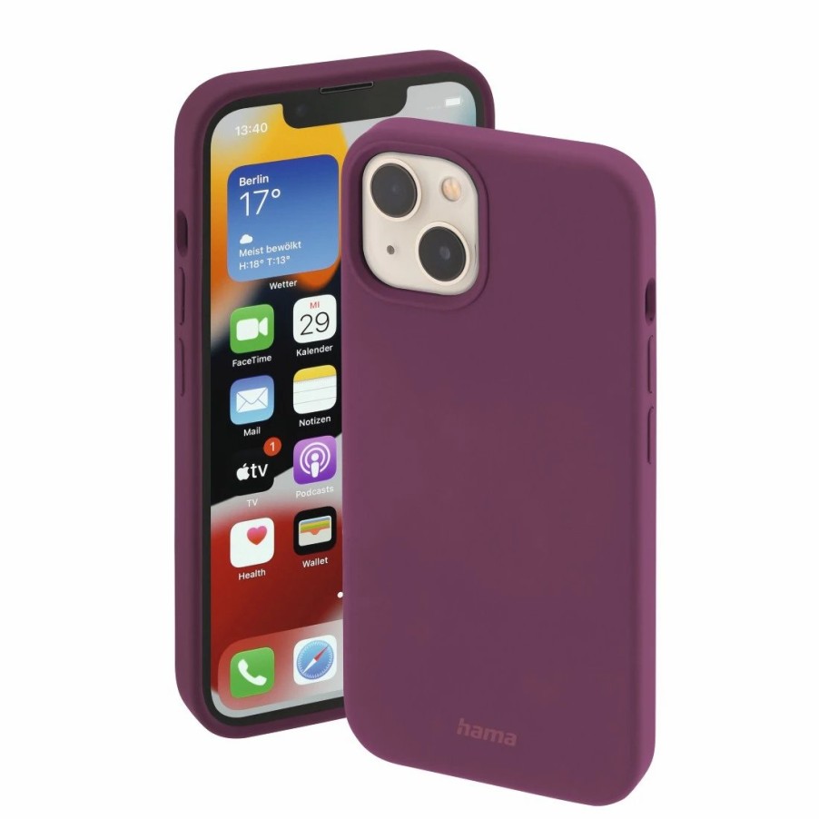 Handy & Mobile-Zubehör Hama | Cover Magcase Finest Feel Pro Fur Apple Iphone 13, Bordeaux