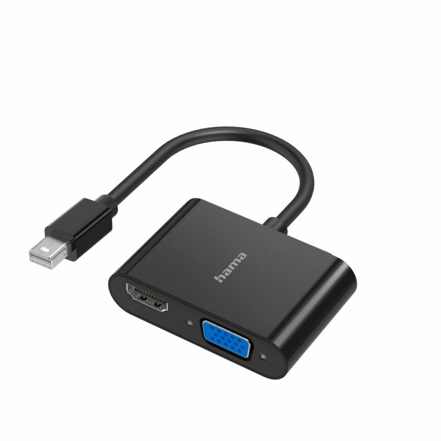 PC- & Laptop-Zubehör Hama | Video-Adapter, 2In1, Mini-Displayport-St. - Vga & Hdmi™-Buchse, Ultra-Hd 4K