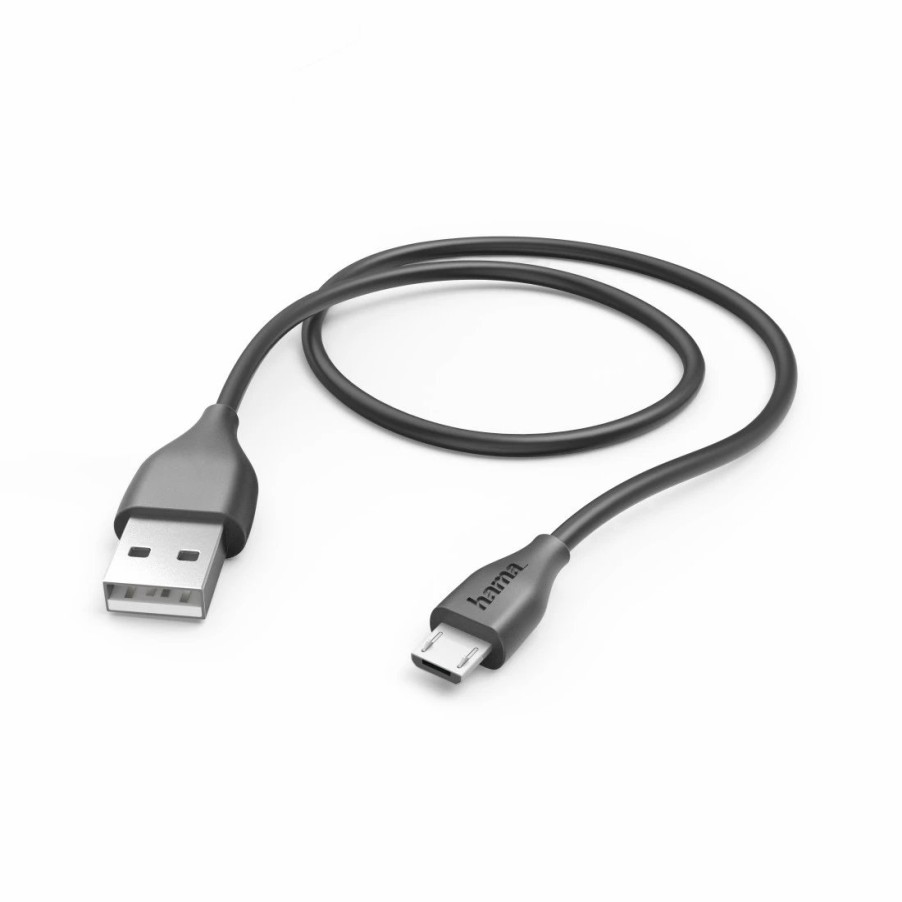 Handy & Mobile-Zubehör Hama | Lade-/Datenkabel, Micro-Usb, 1,4 M, Schwarz