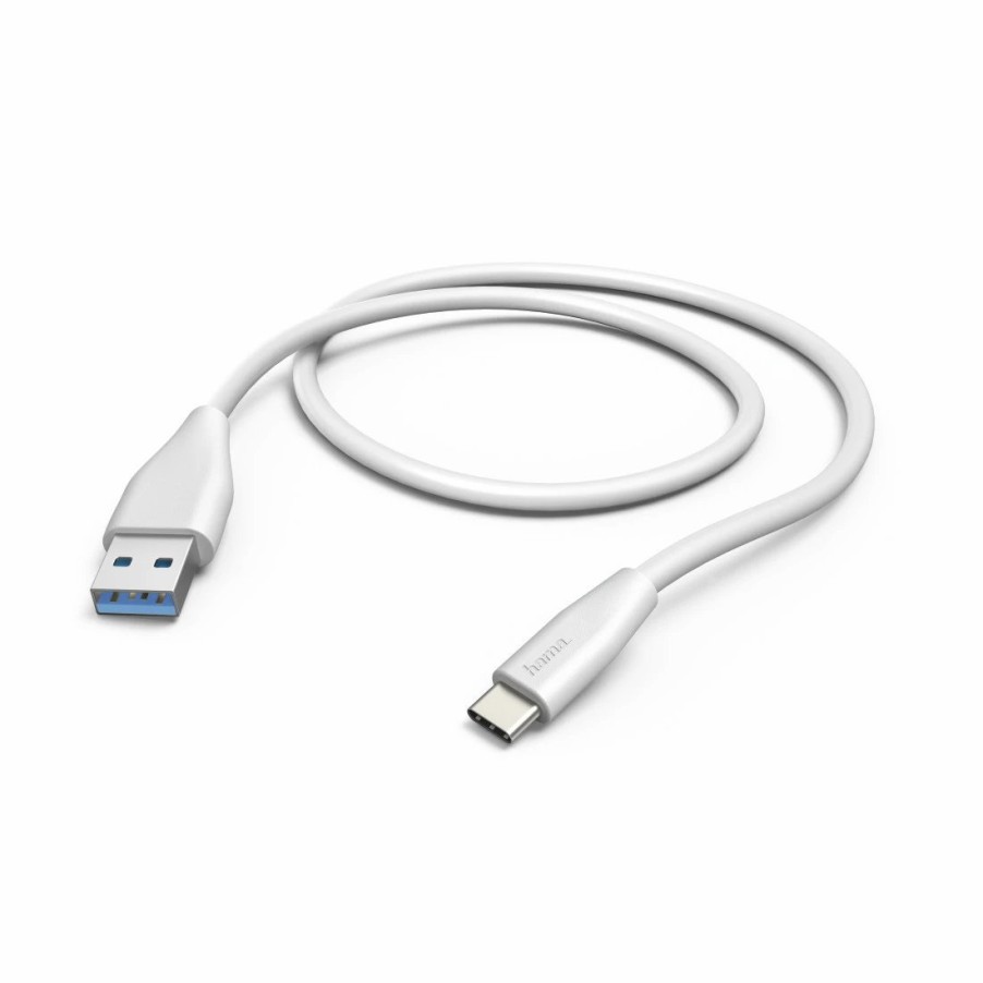 Handy & Mobile-Zubehör Hama | Lade-/Datenkabel, Usb Type-C - Usb-3.1-A-Stecker, 1,5 M, Weis