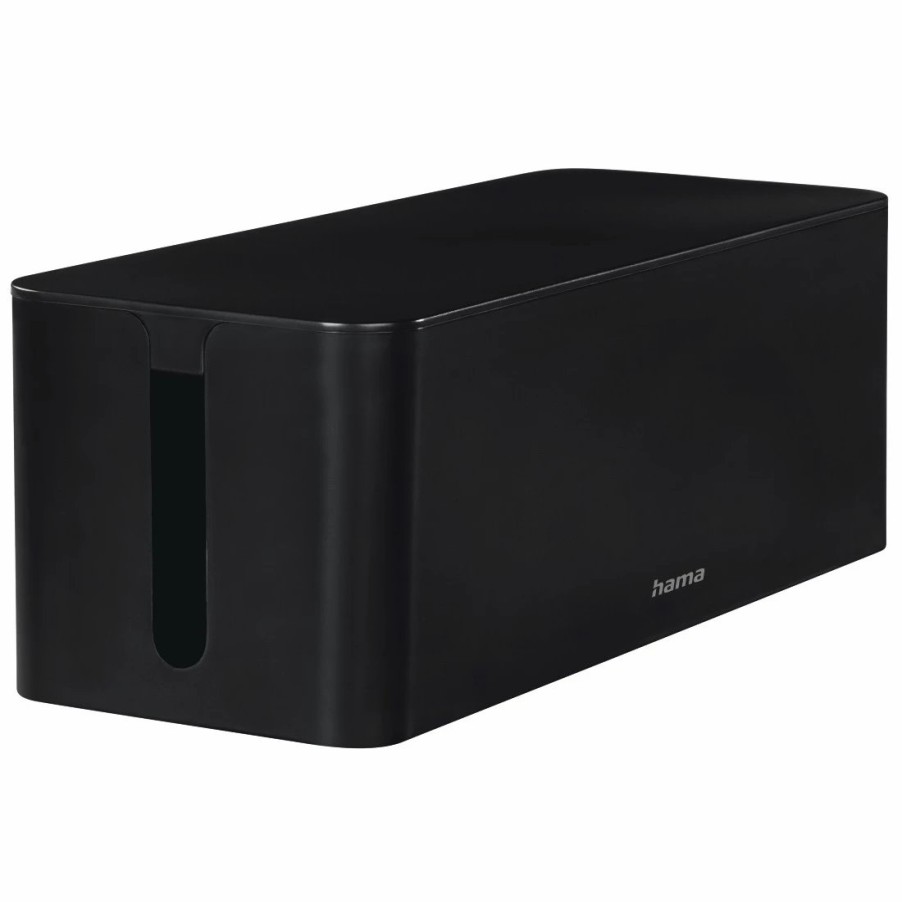 TV & Heimkino-Zubehör Hama Kabelmanagement für TVs | Kabelbox Maxi, 40,0 X 15,6 X 13,5 Cm, Schwarz