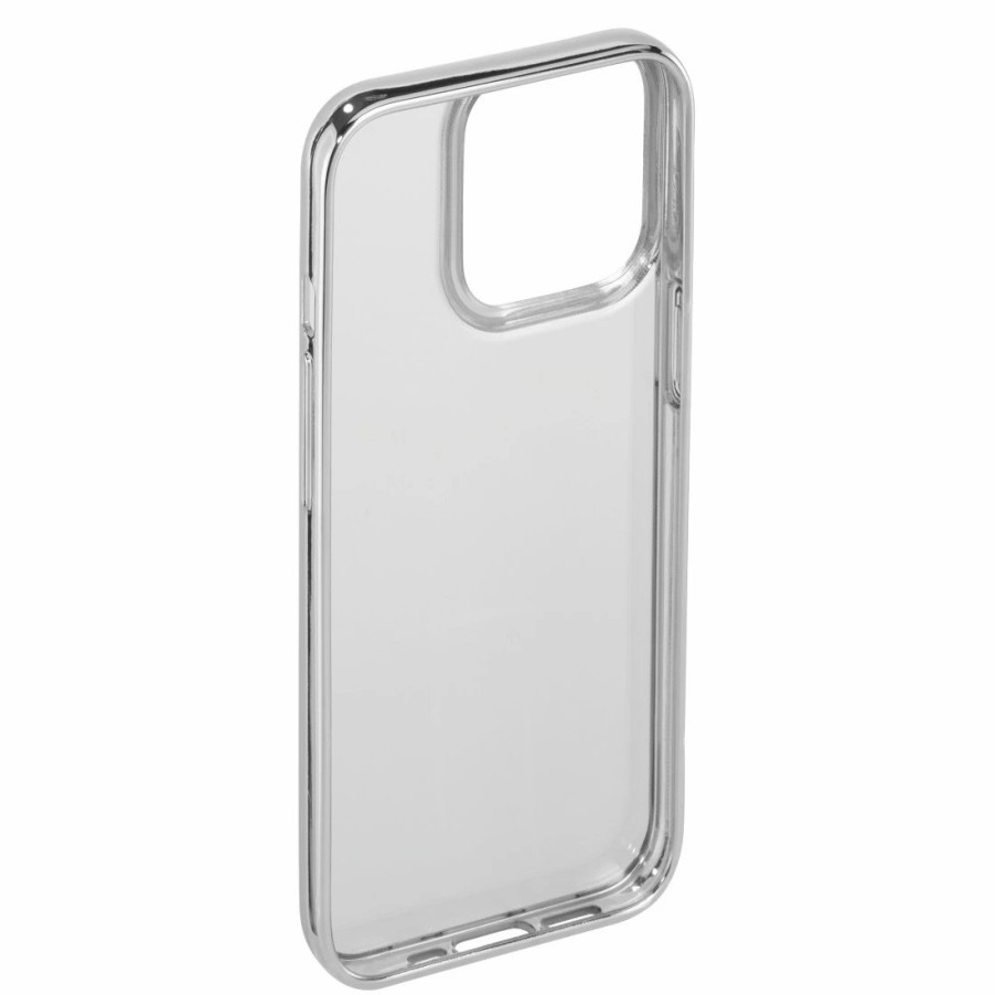 Handy & Mobile-Zubehör Hama | Cover Clear&Chrome Fur Apple Iphone 13 Pro, Silber