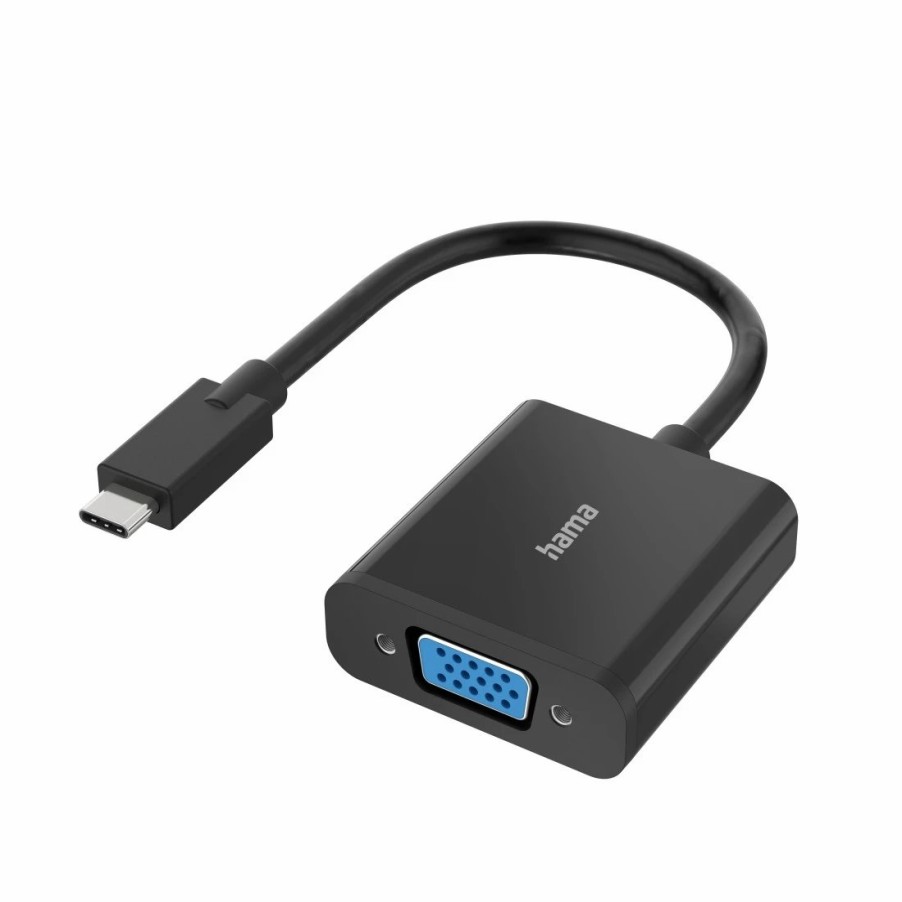 PC- & Laptop-Zubehör Hama | Video-Adapter, Usb-C-Stecker - Vga-Buchse, Full-Hd 1080P