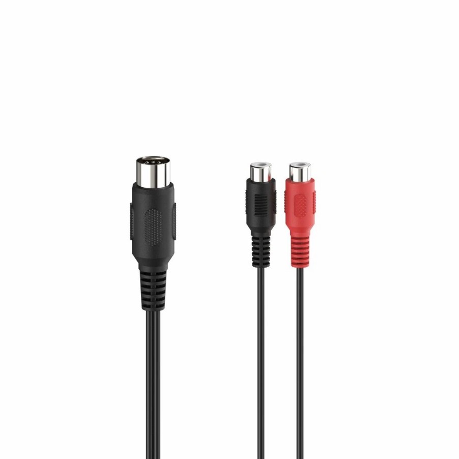 TV & Heimkino-Zubehör Hama TV-Audiokabel & -adapter | Audio-Adapter, 2 Cinch-Kupplungen - 5-Pol.-Din-Stecker