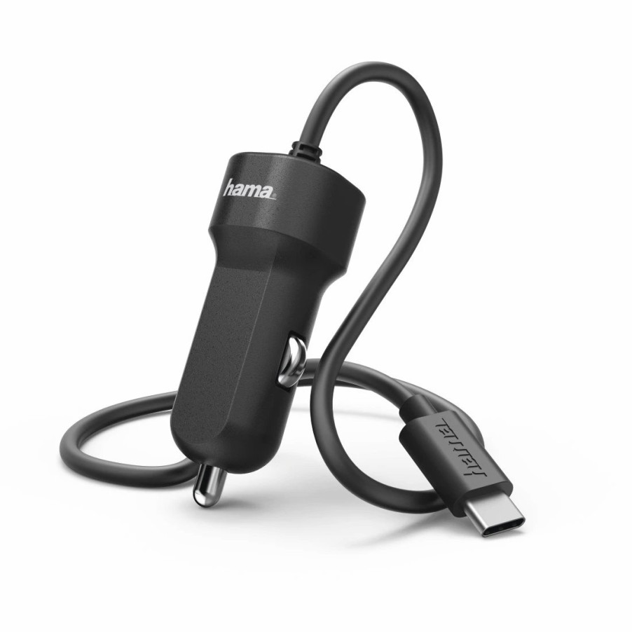 Handy & Mobile-Zubehör Hama | Kfz-Ladegerat, Usb Type-C, 3 A, Schwarz