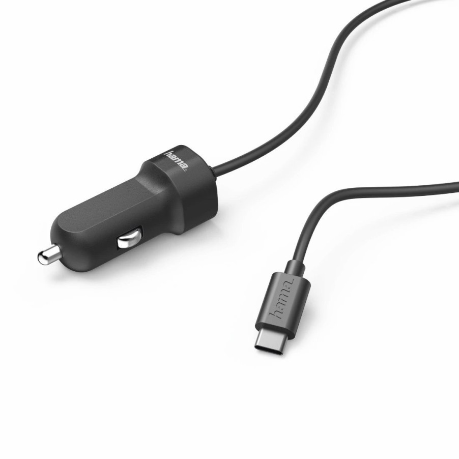 Handy & Mobile-Zubehör Hama | Kfz-Ladegerat, Usb Type-C, 3 A, Schwarz