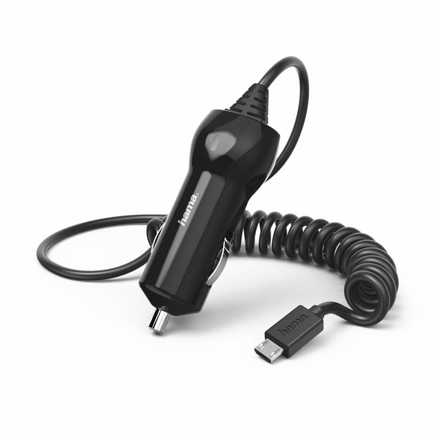 Handy & Mobile-Zubehör Hama | Kfz-Ladegerat, Micro-Usb, 2,4 A, Schwarz