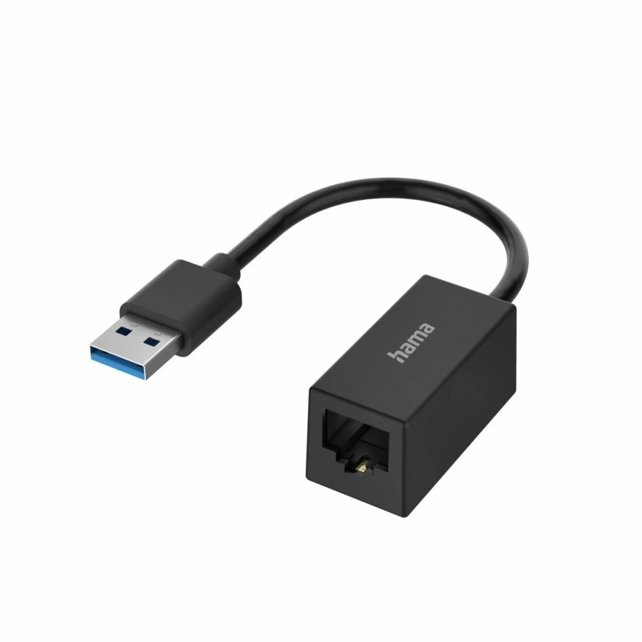 PC- & Laptop-Zubehör Hama LAN-Adapter | Netzwerk-Adapter, Usb-Stecker - Lan/Ethernet-Buchse, Gigabit Ethernet