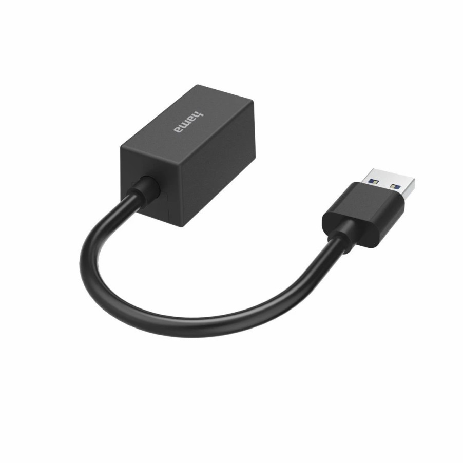 PC- & Laptop-Zubehör Hama LAN-Adapter | Netzwerk-Adapter, Usb-Stecker - Lan/Ethernet-Buchse, Gigabit Ethernet