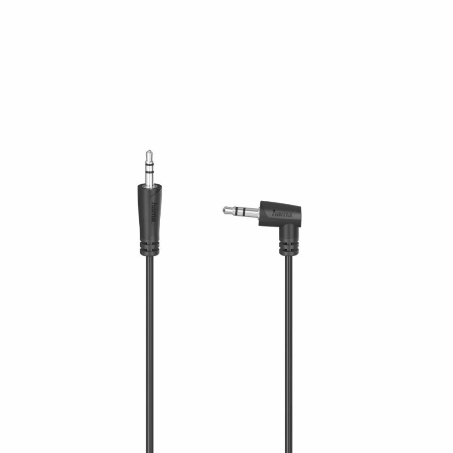 TV & Heimkino-Zubehör Hama TV-Audiokabel & -adapter | Audio-Kabel, 3,5-Mm-Klinken-St. 90° - 3,5-Mm-Klinken-St., Stereo, 1,5 M