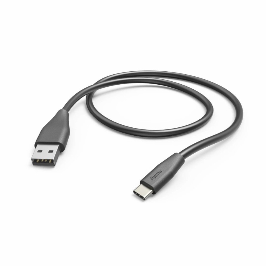 Handy & Mobile-Zubehör Hama | Ladekabel, Usb-A - Usb-C, 1,5 M, Schwarz