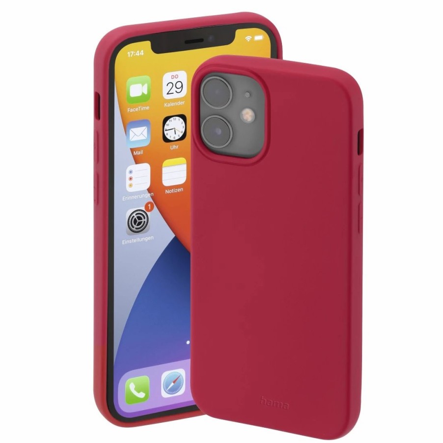 Handy & Mobile-Zubehör Hama | Cover Finest Feel Fur Apple Iphone 12 Mini, Rot