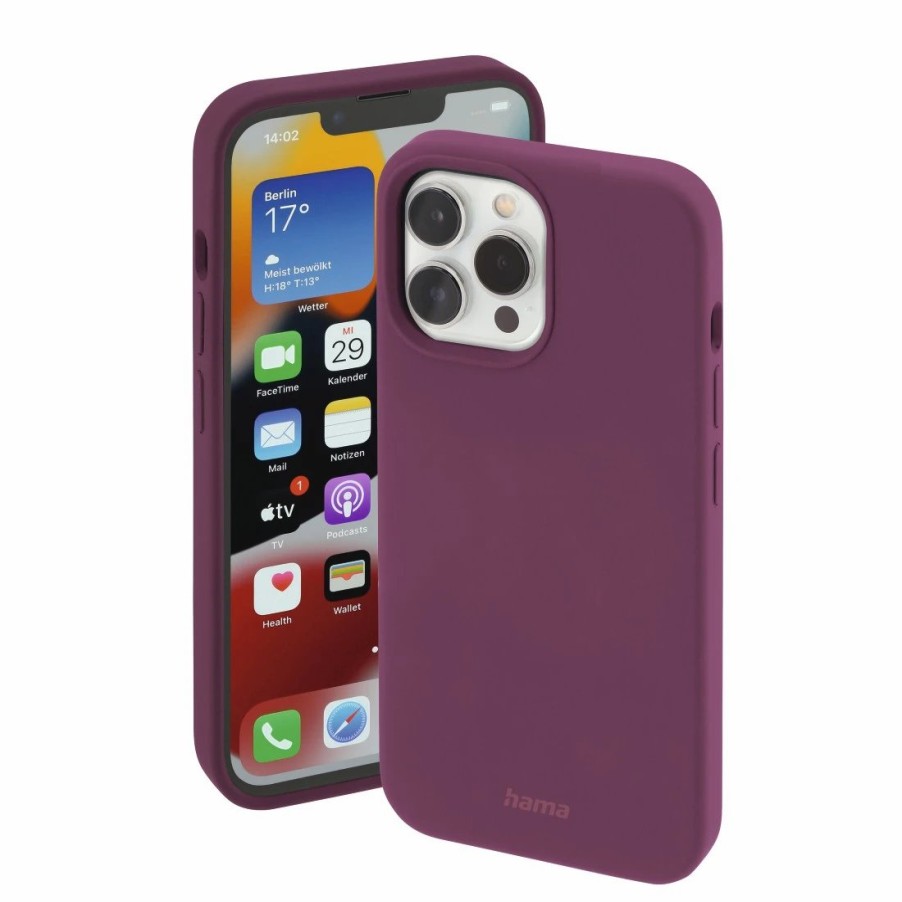 Handy & Mobile-Zubehör Hama | Cover Magcase Finest Feel Pro Fur Apple Iphone 13 Pro, Bordeaux