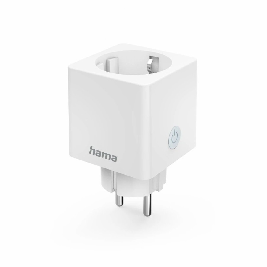 Smart-Home-Produkte Hama | Wlan-Steckdose Mini, Per Sprache/App Steuern, Zum Nachrusten, 3.680W, 16A