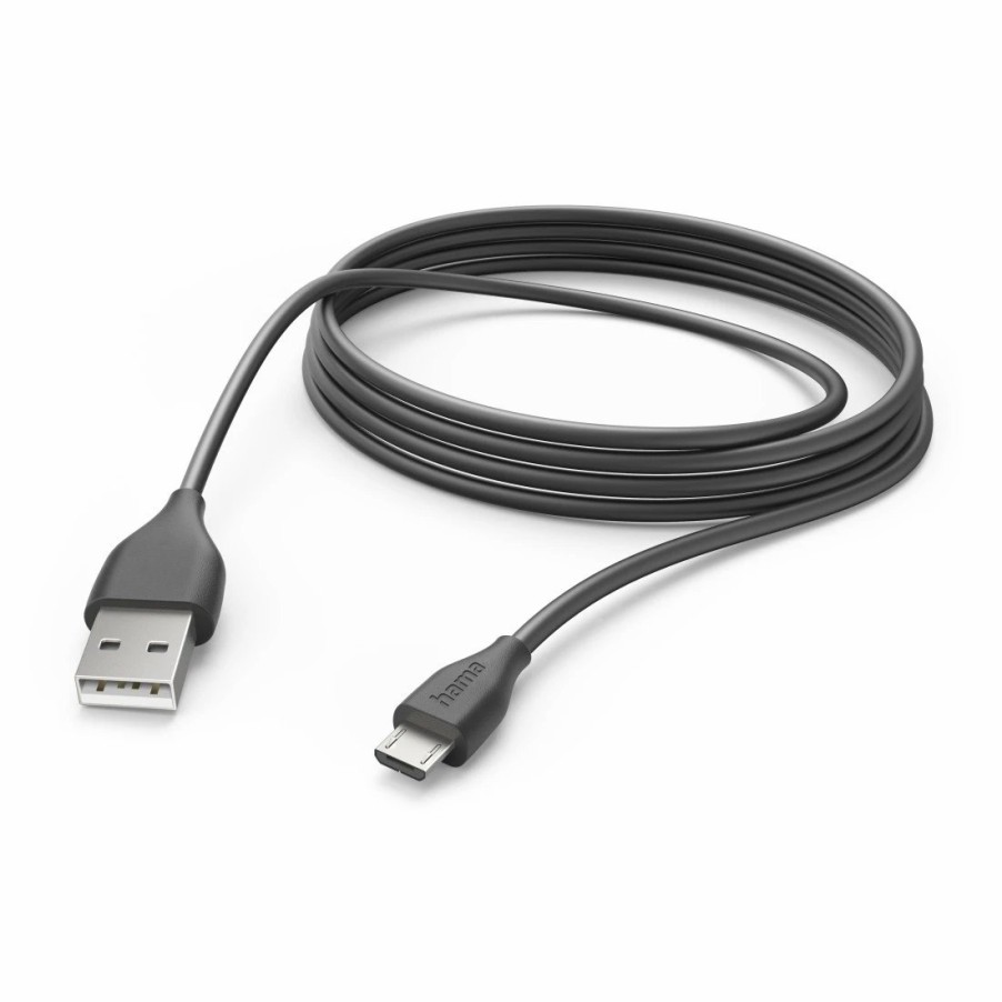 Handy & Mobile-Zubehör Hama | Ladekabel, Usb-A - Micro-Usb, 3 M, Schwarz