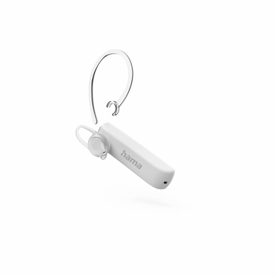 Handy & Mobile-Zubehör Hama | Mono-Bluetooth®-Headset Myvoice1500, Multipoint, Sprachsteuerung, Weis