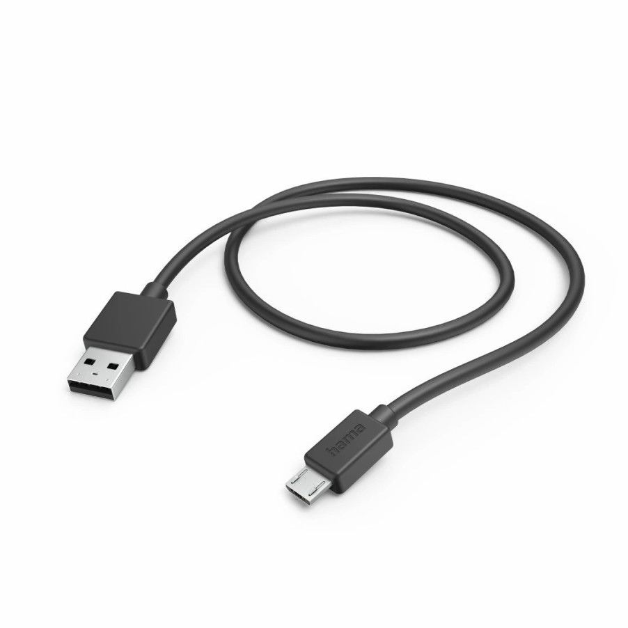 Handy & Mobile-Zubehör Hama | Ladekabel, Usb-A - Micro-Usb, 1 M, Schwarz