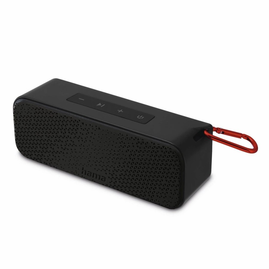 Audio & HiFi-Produkte Hama Bluetooth-Lautsprecher | Bluetooth®-Lautsprecher Powerbrick 2.0, Spritzwassergeschutzt, 8 W, Schw.