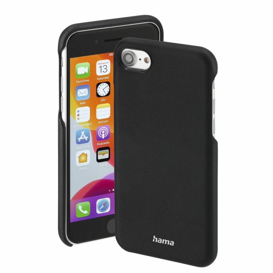 Handy & Mobile-Zubehör Hama | Cover Finest Sense Fur Apple Iphone 6/6S/7/8/Se 2020/Se 2022, Schwarz