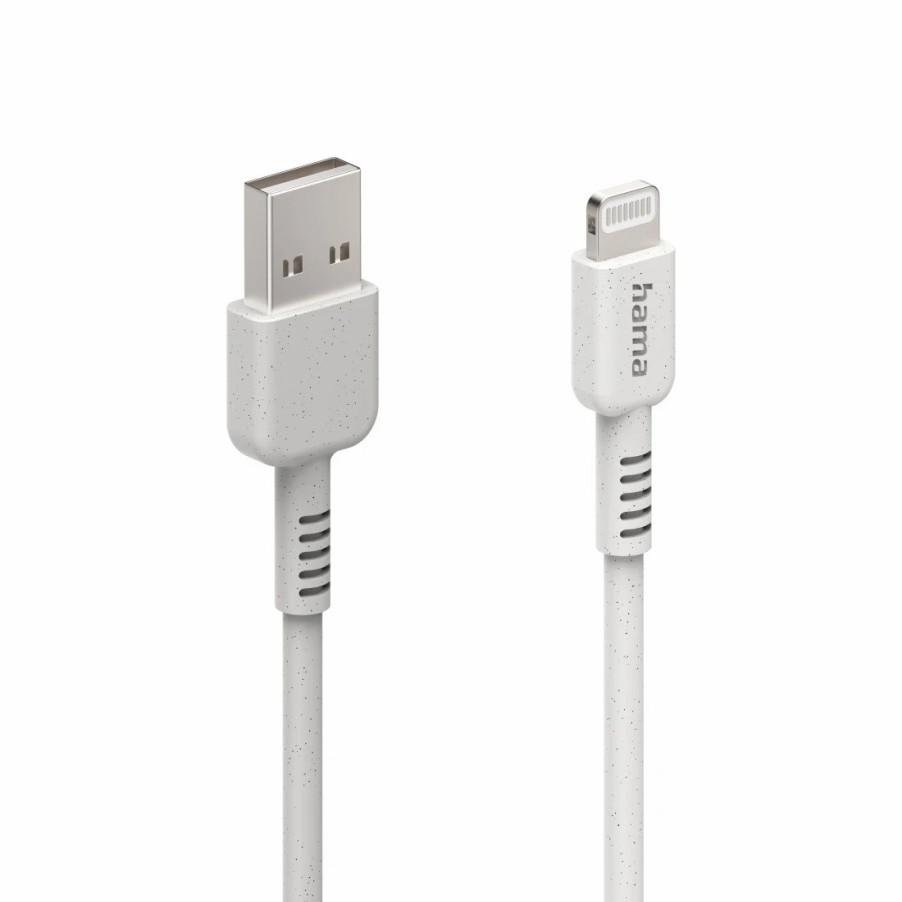 Handy & Mobile-Zubehör Hama | Ladekabel Eco, Usb-A - Lightning, 1 M, Weis