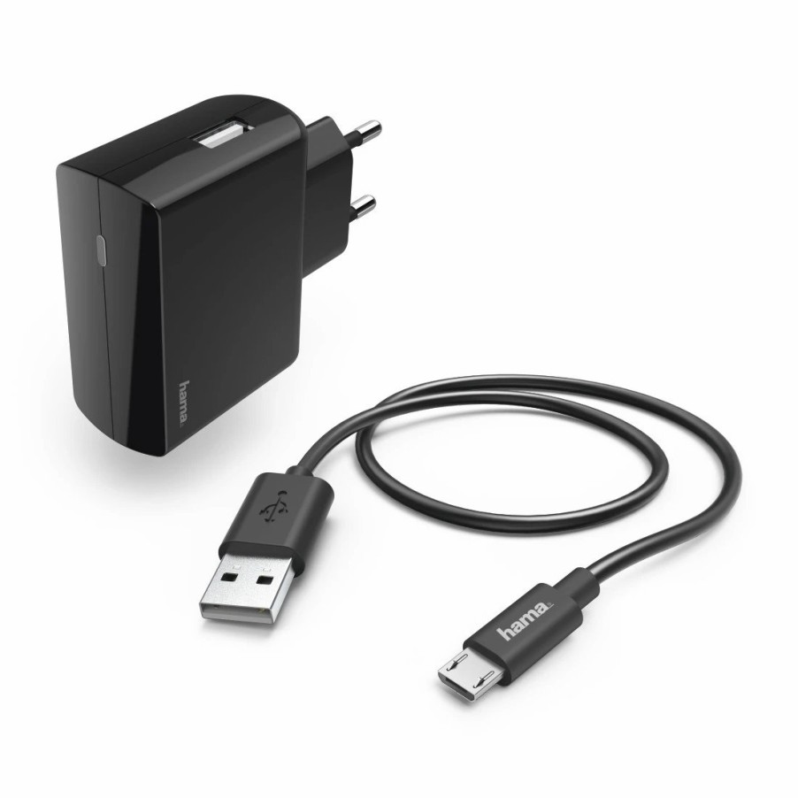 Handy & Mobile-Zubehör Hama | Ladeset, Micro-Usb, 2,4 A, Schwarz