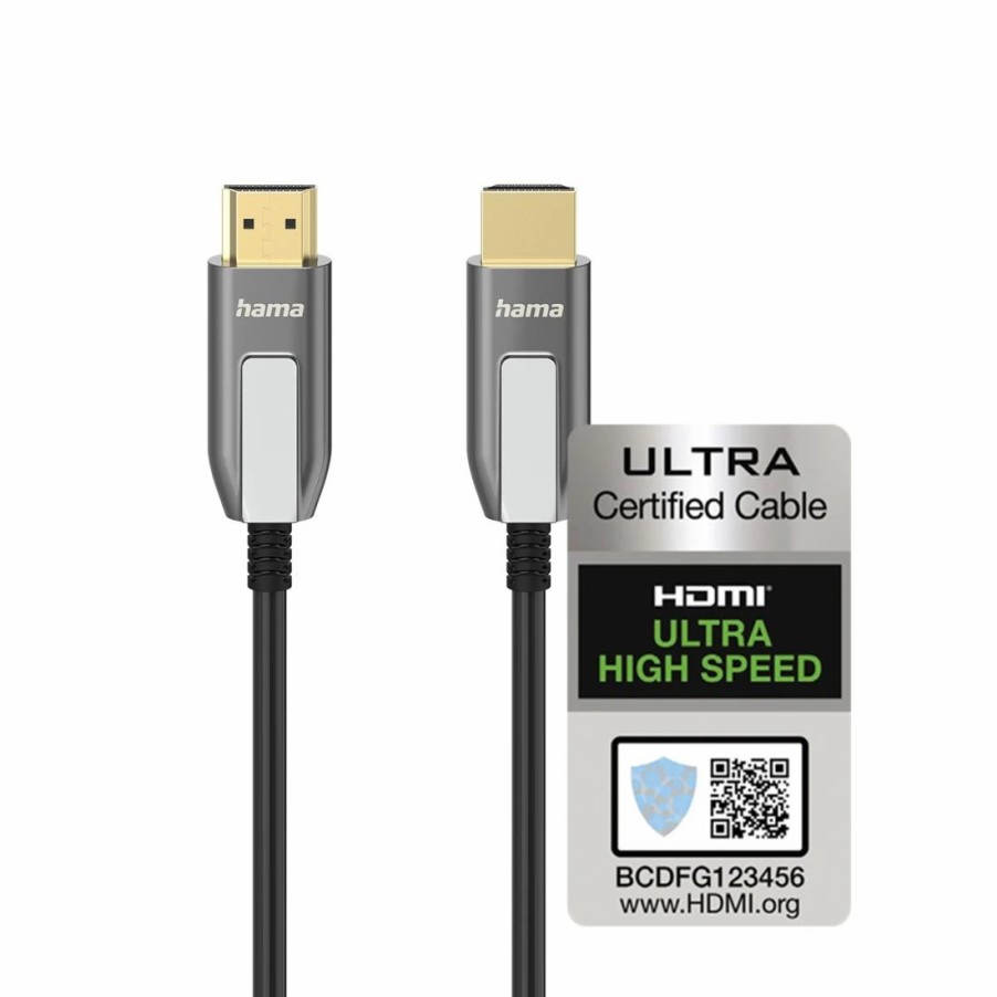 TV & Heimkino-Zubehör Hama HDMI-Kabel für TVs | Ultra High Speed Hdmi™-Kabel, Zertifiziert, Stecker-Stecker, 8K, Alu, 10 M