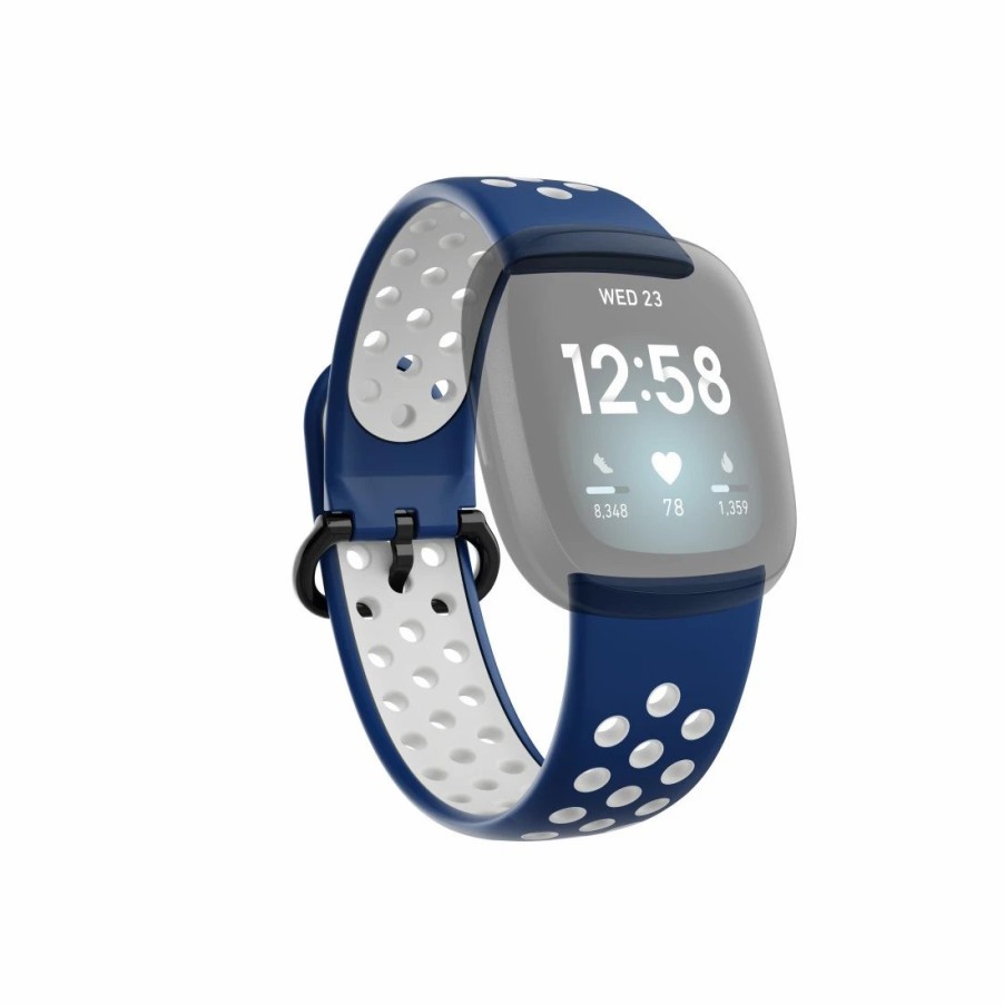 Smartwatches & Zubehör Hama Fitbit-Armbänder | Sportarmband F. Fitbit Versa 3/4/Sense (2), Uhrenarmband Atmungsaktiv, Db.