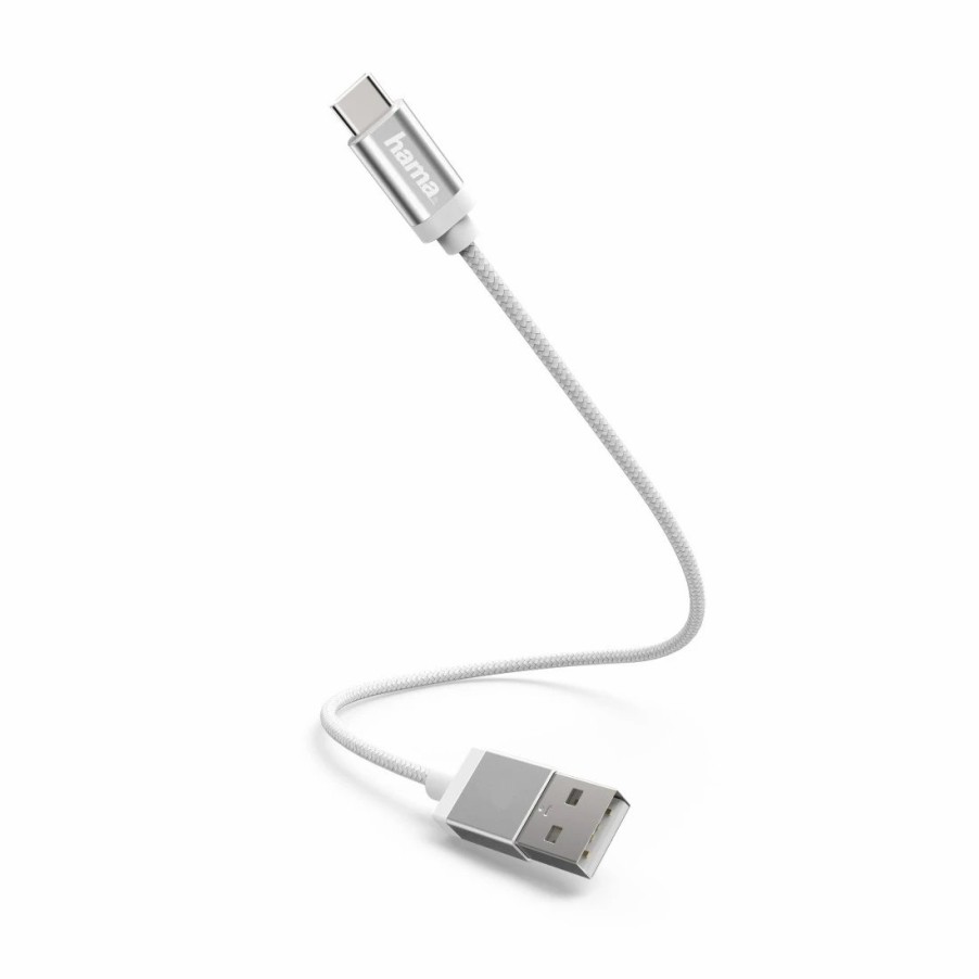 Handy & Mobile-Zubehör Hama | Lade-/Datenkabel, Usb Type-C, 0,2 M, Weis